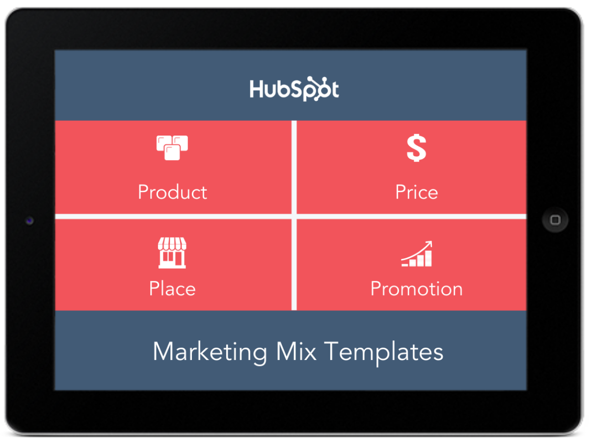 [Access Now] 4 Free Marketing Mix Templates